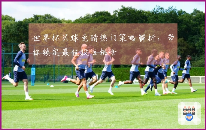 世界杯买球竞猜热门策略解析，带你锁定最佳投注机会